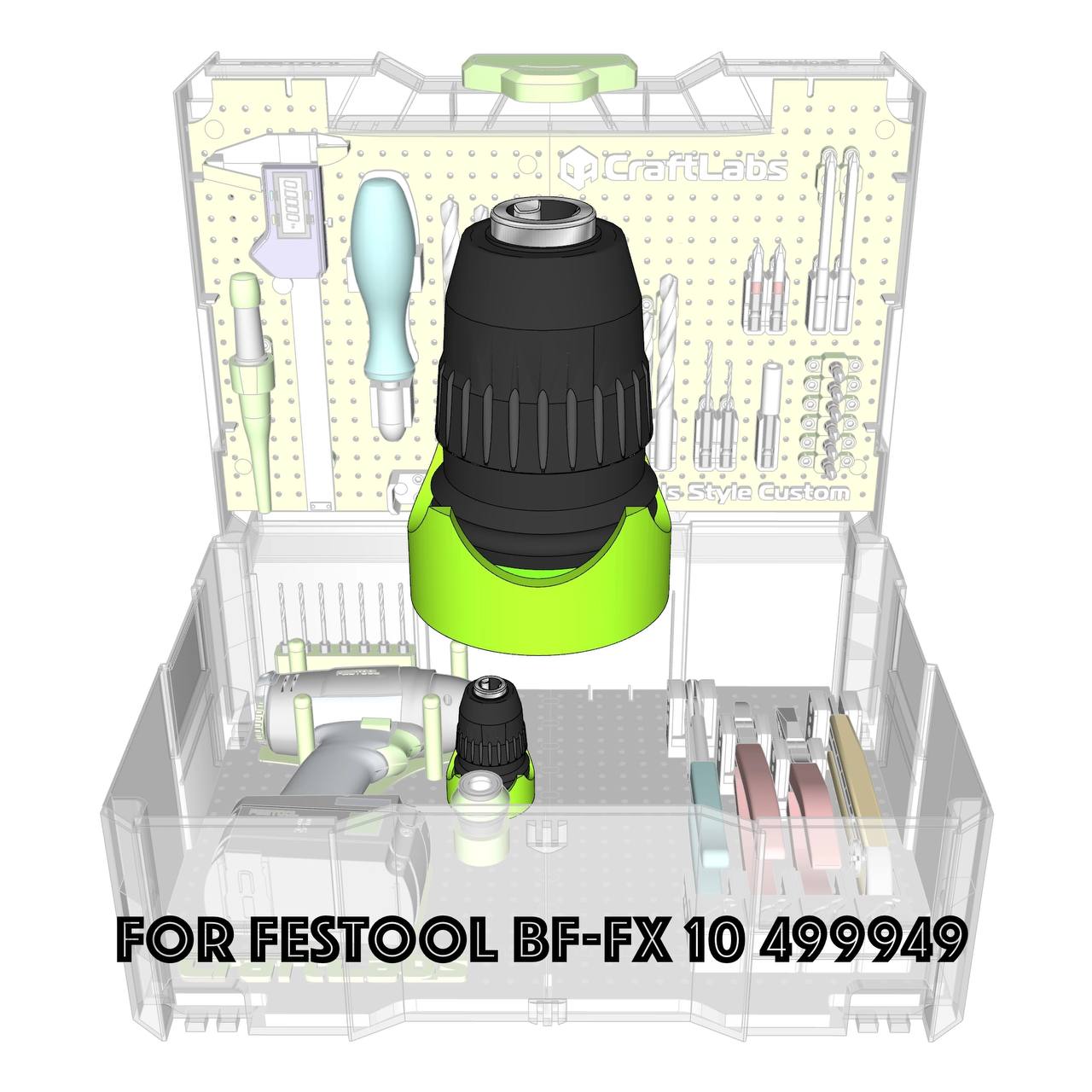 Держатель для Festool BF-FX 10 499949 FastFix 1-10мм — CraftLabs, Пенза
